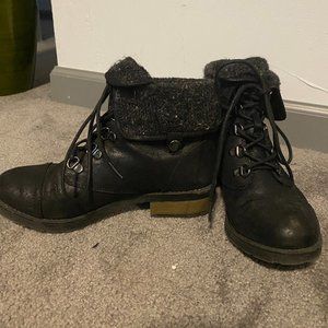 Arizona Arizona Women's Queen Combat Boots Flat Heel 6.5